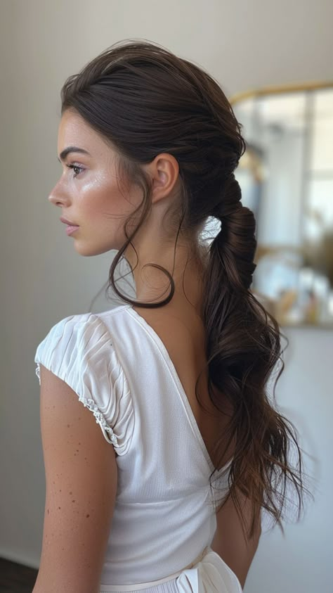 9000+ hair styles, long hair styles, hair color, Trendy and Unique Hairstyle --- Wedding Hair, Girl Hair Woman Loose Romantic Hairstyles, Simple Ponytail Wedding Hair, Modern Bridesmaid Hair, Ponytail Hairstyles Elegant, Elegant Ponytail Hairstyles Wedding, Romantic Ponytail, Ponytail Hairstyles Wedding, Elegant Ponytail Hairstyles, Modest Hairstyle