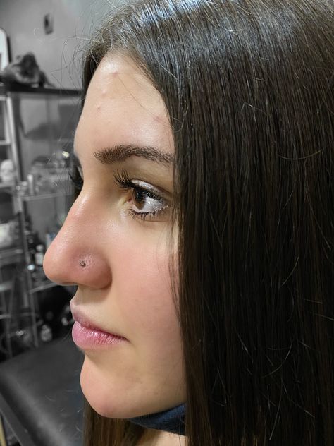 Nose piercing female Nose Piercing On Hooked Nose, Nose Piercing Hooked Nose, Nose Piercing Indian, Hooked Nose, Pretty Ear Piercings, Nose Piercing, Ear Piercings, Piercings, Nose Ring