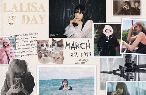 Lisa Aesthetic, Aesthetic Blackpink, Blackpink Lisa, Cd, Collage, Instagram