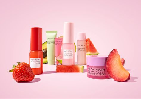 Avocado Ceramide Moisture Barrier Cleanser to gently cleanse & support a healthy skin barrier. Watermelon Glow PHA+BHA Pore-Tight Toner to refine pores & hydrate skin⁠. Guava Vitamin C Bright-Eye Gel Cream to firm & brighten eye area. Strawberry Smooth BHA+AHA Salicylic Serum to smooth texture & help clear breakouts⁠. Watermelon Glow Niacinamide Dew Drops to hydrate and brighten skin over time w/ an instant dewy glow⁠. Plum Plump Hyaluronic Cream to hydrate, plump, balance, and moisturize skin⁠. Stoking Stuffers, Watermelon Glow Niacinamide Dew Drops, Plum Plump, Niacinamide Dew Drops, Watermelon Glow, Bad Girl Wallpaper, Glow Recipe, Premium Skincare, New Fruit