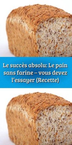 Le succès absolu: Le pain sans farine – vous devez l’essayer (Recette) Pain Sans Gluten, Batch Cooking, Keto Bread, Bread Recipes Homemade, Sin Gluten, Healthy Cooking, Gluten Free Recipes, Breakfast Brunch, Food Lover