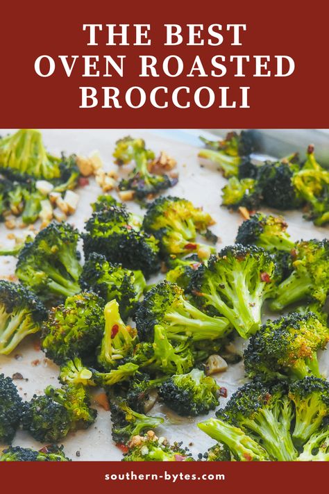 Oven Roasted Broccoli with Garlic and Olive Oil is a fresh, quick, and flavorful way to add vegetables to your weeknight dinners. This broccoli is bright, crunchy, and packed with flavor. Cooking Fresh Broccoli, Oven Roasted Broccoli, Broccoli With Garlic, Garlic Smashed Potatoes, Paleo Vegetables, Garlic Roasted Broccoli, Garlic And Olive Oil, Garlic Broccoli, Gumbo Recipe