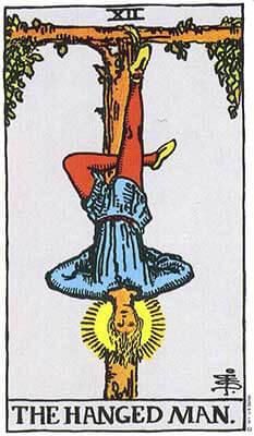 Hanged Man Tarot, Tarot Horoscope, Rider Waite Tarot Decks, Tarot Significado, Hanged Man, Card Meanings, 78 Tarot Cards, Astrology Tarot, Major Arcana Cards