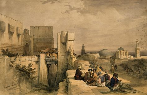 David Roberts - Jerusalem | orientalism2010 | Flickr David Roberts, Al Quds, The Citadel, Holy Land, Historical Architecture, British Museum, Luxor, Canvas Pictures, Old Pictures