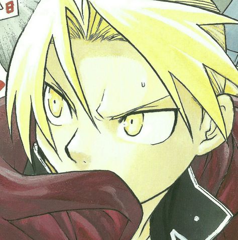 Fullmetal Alchemist Manga Colored, Edward Elric Manga Icon, Full Metal Alchemist Pfp, Fullmetal Alchemist Pfp, Edward Elric Pfp, Steam Pfp, Fullmetal Alchemist Edward, Deku Boku No Hero, Alphonse Elric