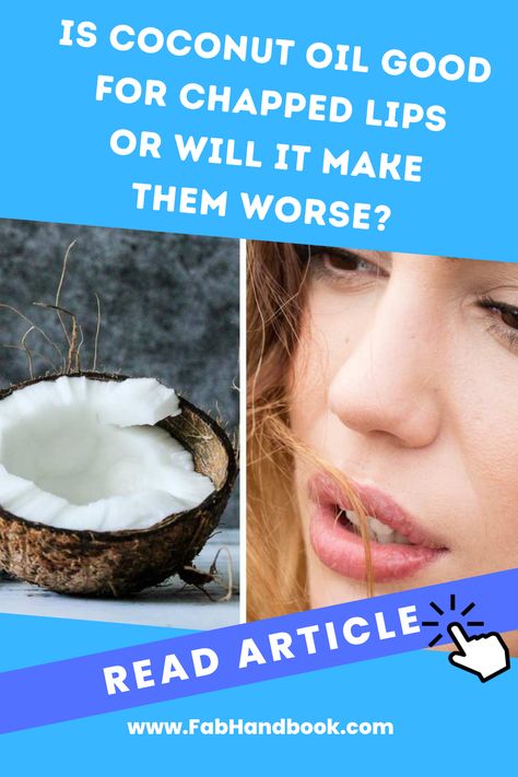 The debate rages on: Is coconut oil really good for chapped lips or does it make them worse? We break down the science behind this moisturizer. Coconut Oil For Lips, Coconut Oil Skin Care, Coconut Oil For Skin, Chapped Lips, The Science, Beauty Care, Dry Skin, Coconut Oil, Coconut