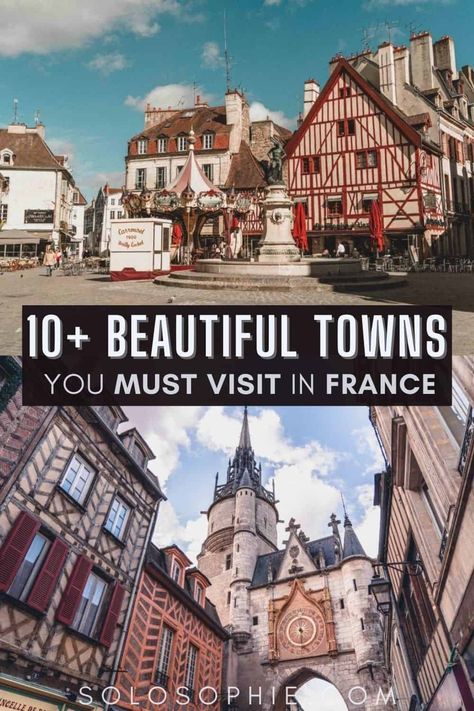 Magical best of France travel/ 10 Fairytale Towns in France You Won't Believe Actually Exist! Burgundy France Travel, France Honeymoon, Central France, Eastern France, Dijon France, Burgundy France, France Itinerary, France Travel Guide, Travel France