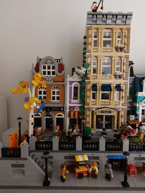 Lego Modular Buildings Lovers | Hello Lego Lovers, | Facebook Lego Modular Buildings, Lego Board, Lego Starwars, Lego Boards, Lego Lovers, Lego Modular, Amazing Lego Creations, Lego Room, Lego Harry Potter