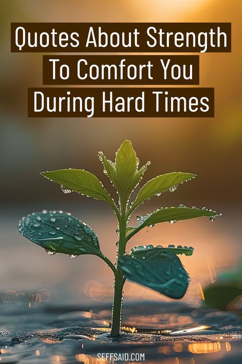 Struggling through difficult times and need help in facing your hardships? Read these 44 powerful quotes about strength and resilience. via @SeffSaid Quote About Difficult Times, Standing Your Ground Quotes, Dealing With Tough Times Quotes, Strength Through Hard Times, Strength In Difficult Times, Quotes For Difficult Times Strength, Trying Times Quotes Strength, Consolation Quotes Strength, Scripture For Strength During Difficult Times