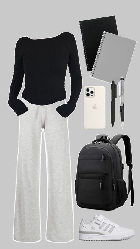 Lazy School Outfit, Lazy Girl Outfits, Fitness Wear Outfits, Clueless Outfits, Image Swag, Casual Preppy Outfits, Cute Lazy Day Outfits, Cute Lazy Outfits, Lazy Outfits