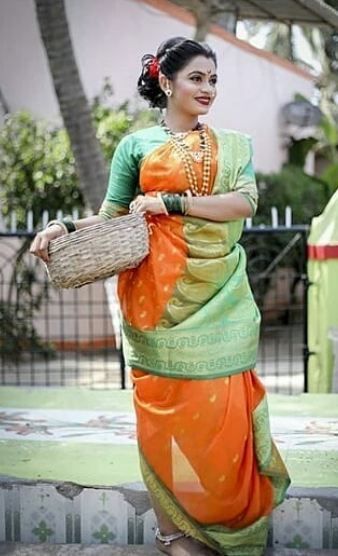 koli saree Koli Saree Look, Koli Saree Style, Bale Dance, Birthday Pose, Marathi Saree, Savvy Quotes, Pen Tricks, Kashta Saree, Figure Sketches