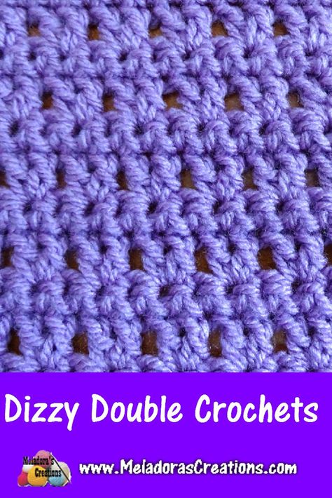 Dizzy Double crochets – Free Crochet Pattern - Meladora's Creations Angel Stitch, Granny Square Pattern Free, Hands Embroidery, Beginning Crochet, Celtic Weave, Crochet Stitches Free, Crochet Geek, Slouch Hat, Granny Squares Pattern