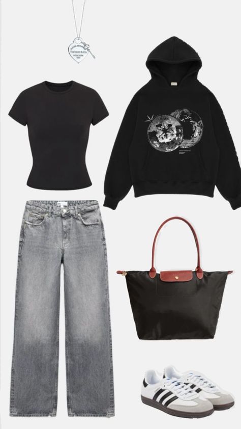 #outfits Outfit Simple, Uni Outfits, Outfit Inspo Casual, Fits Clothes, 2000s Fashion Outfits, Stockholm Fashion, Simple Trendy Outfits, Cute Everyday Outfits, Cute Simple Outfits