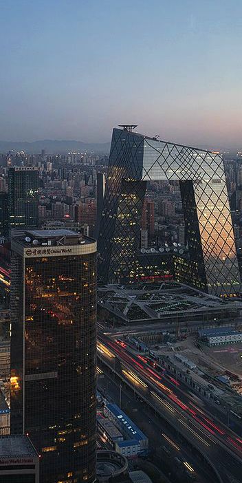 Beijing Skyline, Cctv Headquarters, Pekin China, Beijing Map, Beijing City, Mega City, China City, Beijing China, Chengdu