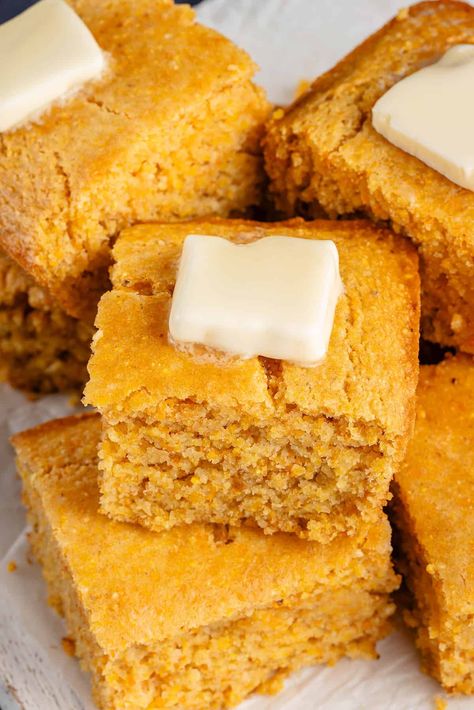 Cream Cornbread, Gluten Free Cornbread Recipe, Healthy Cornbread, Vegan Cornbread, Slow Cooker Turkey Chili, Buttermilk Cornbread, Vegan Enchiladas, Gluten Free Cornbread, Jiffy Cornbread