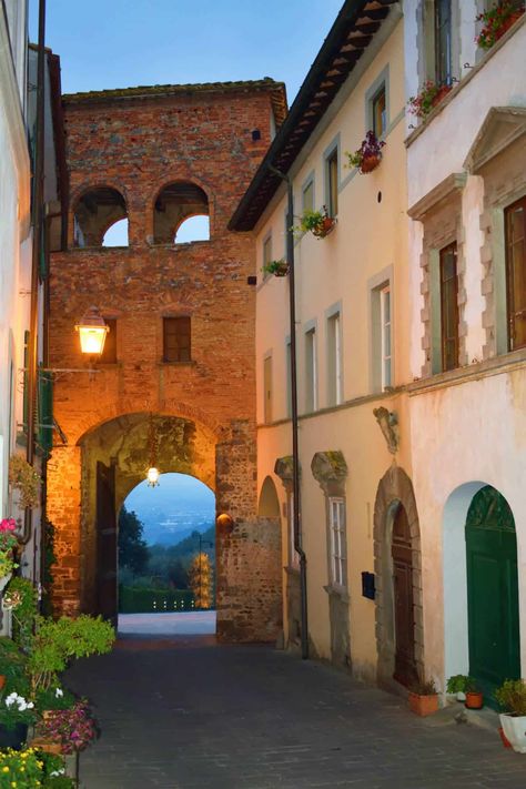 The italian village of Montecarlo, Lucca in Tuscany, Italy - e-borghi Giuseppe Garibaldi, Montecatini Terme, San Gennaro, Lucca Italy, Italian Village, Butterfly House, Large Balcony, San Pellegrino, House Museum