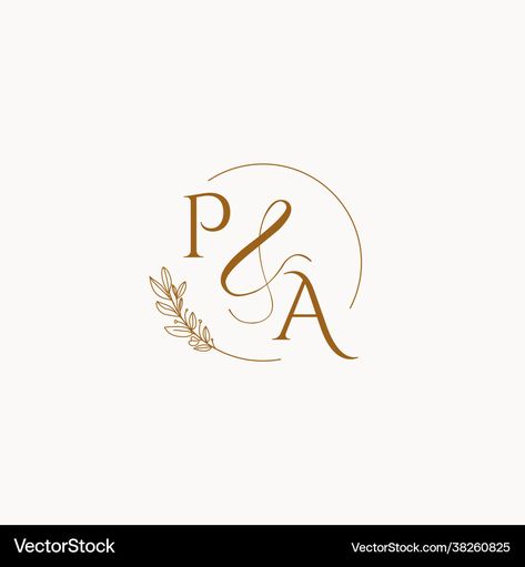 Pa Logo, Wedding Logo Monogram, Monogram Logo Design, Wedding Logo, Wedding Monogram, Wedding Logos, Logo Design Ideas, Monogram Wedding, Monogram Logo