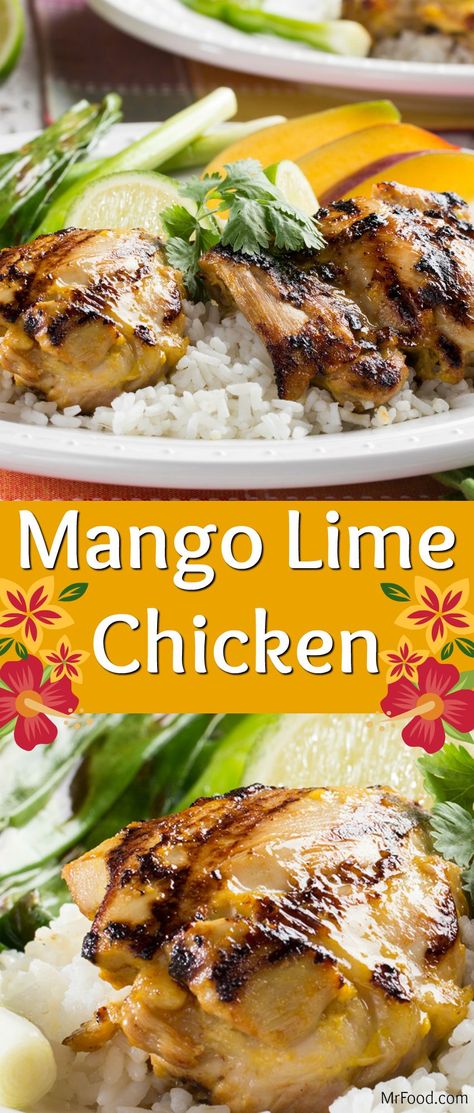 We've got a great new grilled chicken recipe that pairs the tropical flavors of mango and lime for a great summertime meal. Just let the chicken sit in the marinade overnight, then grill it up at your next backyard bash. Everyone will think they've gone on vacation! Our Mango Lime Chicken is so good, it might even inspire your guests to whip out the hula skirts. Perfect Grilled Chicken, Grilled Chicken Recipe, Turkey Pot Pie, Grilled Chicken Recipes, Lime Chicken, Chicken Marinades, Food Test, Poultry Recipes, Grilled Meat