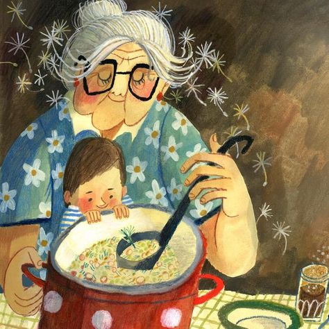 To My Grandmother, Picture Books Illustration, Book Illustration Art, Childrens Books Illustrations, My Grandmother, Design Drawing, Drawing Tutorials, Illustration Character Design, Childrens Illustrations