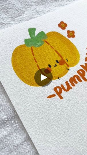 199K views · 94 reactions | Watch as a simple pumpkin drawing comes to life with soft, calming strokes. The gentle sound of pencil on paper creates an ASMR experience, perfect for relaxation. With each line, the shape of the pumpkin takes form, and as the colors are added, its vibrant orange hue and green stem pop off the page. The process is both satisfying and educational, making it easy for anyone to follow along and learn to draw. A soothing and creative journey, perfect for art lovers and beginners alike! | Easy Drawing Ideas Simple Pumpkin Drawing, Pumpkin Drawing Easy, Easy Drawing Ideas, Pumpkin Drawing, Pencil On Paper, Easy Pumpkin, Easy Drawing, Vibrant Orange, Art Lovers