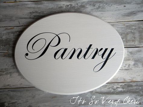 Make+a+Pantry+Sign+ Door Stencil Ideas, Make A Pantry, Door Sign Ideas, Door Stencil, Pantry Sign, Farmhouse Pantry, Pantry Laundry, Stencil Ideas, Diy Projects For Beginners