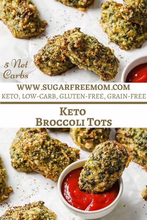 These easy keto broccoli tots are a delicious, nutritious snack or side with any entree. The whole family will love, even the non low carbers. Just 5 net carbs per serving! Easy Keto Broccoli Tots If you’re looking for a really tasty low-carb savory snack or even breakfast, these Keto Broccoli Tots are a favorite....Read More Keto Broccoli Tots, Broccoli Tot, Broccoli Tots, Carb Sides, Keto Salads, Keto Broccoli, Keto Sides, Keto Appetizers, Keto Side