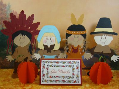 cricut paper dolls thanksgiving - Bing Images Cricut Paper Dolls, Thanksgiving Cricut Paper Projects, Pilgrim Paper Dolls, Scarecrow Paper Craft, Family Affair Paper Dolls, Holiday Crafts Decorations, Cricut Cuttlebug, Thanksgiving Projects, Punch Art Cards