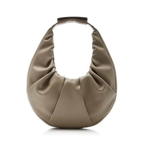 Croissant Bags Are 2020's Latest Handbag Trend | Who What Wear Croissant Bag, Danse Lente, Soft Leather Backpack, Soft Accessories, Bag Names, Latest Handbags, Moon Bag, Embellished Bags, Womens Designer Bags