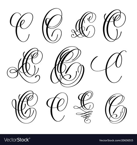 Letter C Tattoo, Bullet Notes, Tattoo Letters, Printable Stencils, Alphabet Designs, Lettering Drawing, Glass Pen, Lettering Inspiration, Lettering Ideas