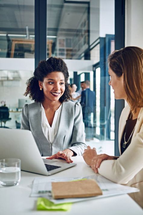 Laptop, discussion and business women in office for meeting, talking and consulting for online proposal. Corporate stock photo Women In Office, Corporate Photo, Employee Feedback, Professional Photoshoot, Women Office, Business Meeting, Branding Photos, Financial Advisors, Consulting Business