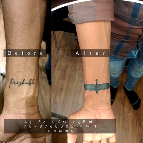 Coverup Tattoo| egle coverup Tattoo| before after tattoo| Name tattoo coverup After Tattoo, Tattoo Coverup, Coverup Tattoo, Name Covers, Tattoo Name, Tattoo Cover Up, Tattoo Cover, Tattoo Cover-up, Cover Up Tattoo