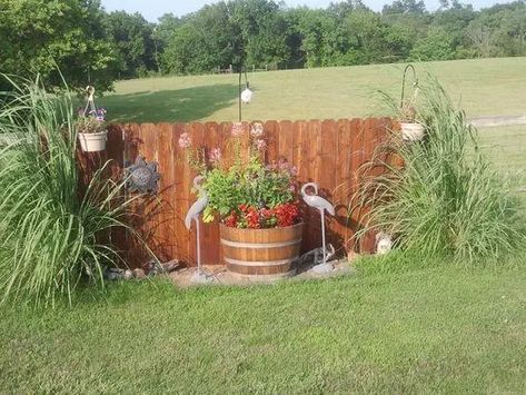 Ideas to Hide Your Above Ground Propane Tank Hiding Gas Tank In Yard, Propane Tank Hide Cover Up, Hidden Propane Tank Ideas, Septic Tank Covers, Propane Tank Art, Screening Ideas, Propane Tank Cover, Propane Tanks, Electric Box