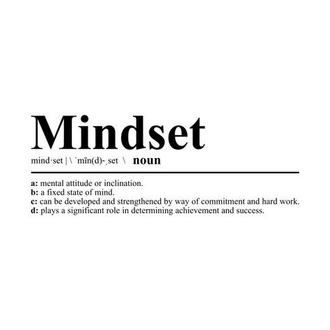 This design featuring “Mindset Definition” is a perfect gift for office, business, home or for yourself that love inspirational, motivational or positive quotes. Ambitious Definition, Mindset Definition, Success Definition, Mindset Poster, Success Poster, Mindset Matters, Teacher Vibes, Definition Quotes, Definition Of Success