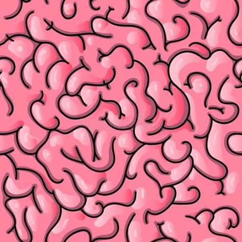 Brain Pattern, First Animation, Neurology, 12 Weeks, Peach Rings, Cool Art Drawings, Pattern Illustration, 8 Weeks, Design Inspo