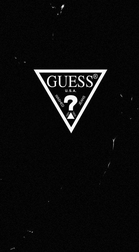 Guess Wallpaper Iphone, Guess Wallpaper, Guess Logo Design, Guess Aesthetic, Lock Screen Backgrounds, Hype Wallpaper, Hypebeast Wallpaper, Guess Logo, Logo Wallpaper