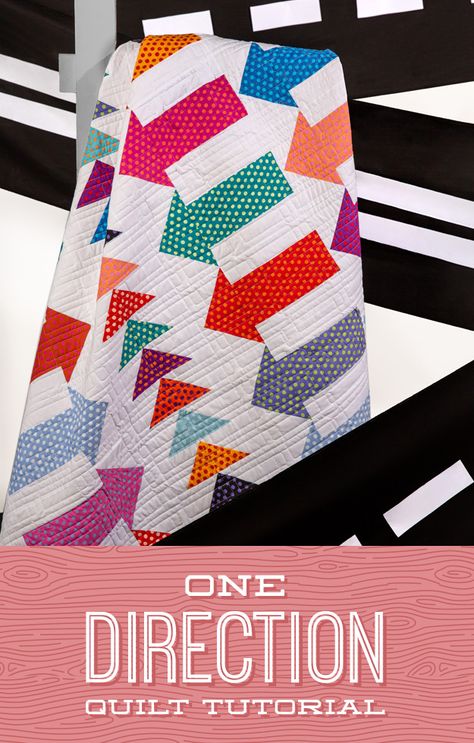 One Direction Quilt Easy Quilting Projects, Missouri Quilt Company, Arrow Quilt, Missouri Star Quilt Company Tutorials, Missouri Star Quilt Tutorials, Easy Quilting, Table Quilt, Missouri Quilt, Quilting Tutorial