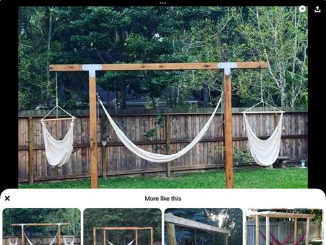 Backyard Hammock, Backyard Oasis Ideas, Backyard Beach, Outdoor Hammock, Back Yard Ideas, Backyard Playground, Have Inspiration, Patio Makeover, Backyard Diy Projects