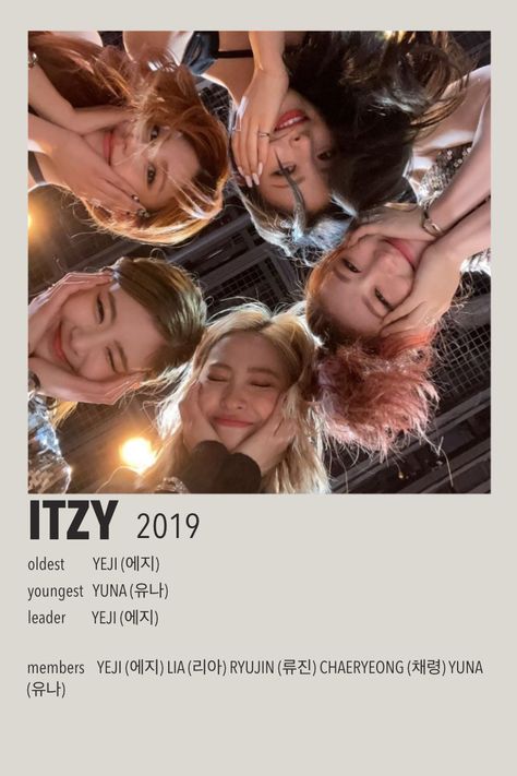 Itzy Poster, Groups Poster, K Pop Wallpaper, Music Poster Ideas, Pop Posters, Kpop Posters, Funny Profile Pictures, Pop Bands, Band Posters