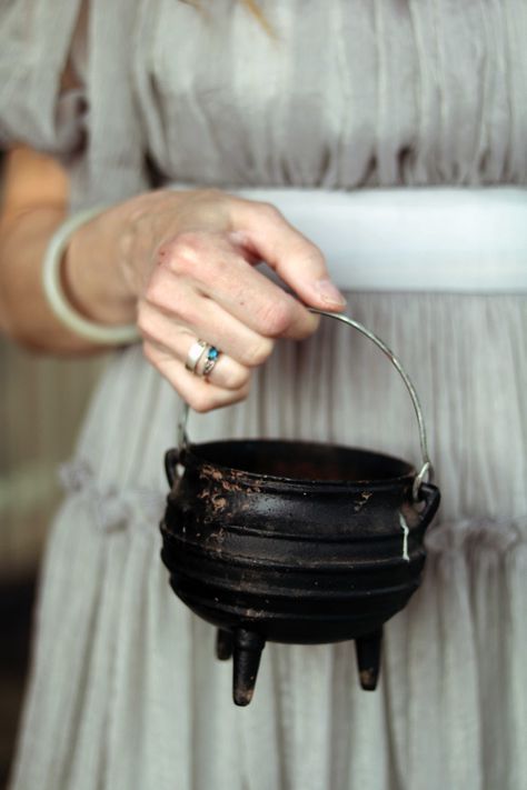 10 Ways to Use Your Cauldron in Witchcraft - Moody Moons Feminine Divine, Witch Tools, Scrying Mirror, The Cauldron, Baby Witch, Flush Mount Lights, Tea Candles, Ocean Water, Spells Witchcraft