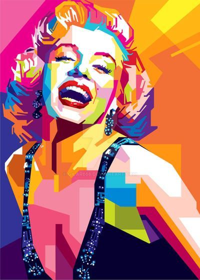 Pop Art Marilyn Monroe, Pop Art Marilyn, Marilyn Monroe Pop Art, Marilyn Monroe Painting, Marilyn Monroe Artwork, Andy Warhol Pop Art, Wpap Art, Marilyn Monroe Art, Pop Art Illustration