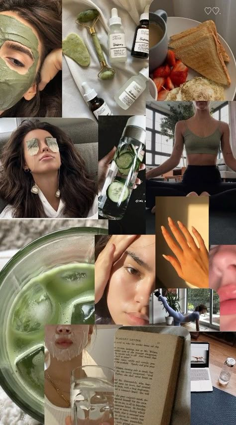 Glow Up Moodboard, 75 Inch Tv, Life Vision Board, Vision Board Manifestation, Vision Board Inspiration, Life Board, Healthy Lifestyle Motivation, Beauty Goals, Healthy Girl