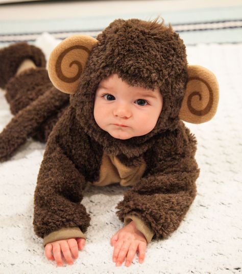 "The names that were once unique are becoming common as more and more parents choose them." Baby Monkey Costume, French Baby Clothes, Funny Picture Gallery, Monkey Dress, Amazon Halloween, Gentle Sleep Training, Monkey Costumes, Safari Baby Animals