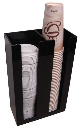 $38, Amazon.com: 2 Sl Cup Lid Holder Dispenser Coffee Cup Caddy Organize Your Coffee Counter with Style: Sports & Outdoors Kaffe Station, Fancy Coffee Drinks, Shop Counter Design, Coffee Organization, Coffee Counter, Soda Cup, Diy Coffee Bar, Coffee Room, Coffee Facts