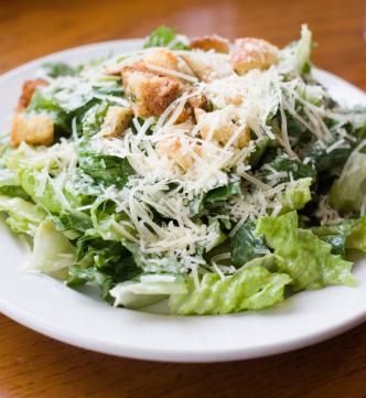 Traditional Caesar Salad - lots of work but worth it! Homemade Caesar Salad Dressing, Caesar Salad Dressing, Caesar Salad Recipe, Salad Pasta, Caesar Salad, Full Meal Recipes, Croutons, Dressing Recipe, Parmesan Cheese