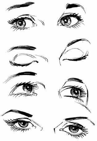 Closed Eye Drawing, Realistic Eye Drawing, Eye Drawings, Eye Drawing Tutorials, Eye Sketch, Fashion Drawing Sketches, Sketch Poses, Realistic Eye, Anatomy Sketches