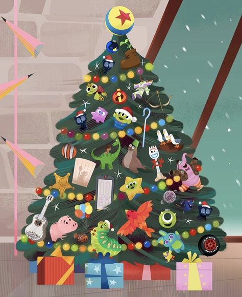 Pixar Christmas, Xmas Wallpaper, Cute Christmas Wallpaper, Christmas Phone Wallpaper, Holiday Wallpaper, Pinturas Disney, Disney Holiday, Disney Pixar Cars, Christmas Mood