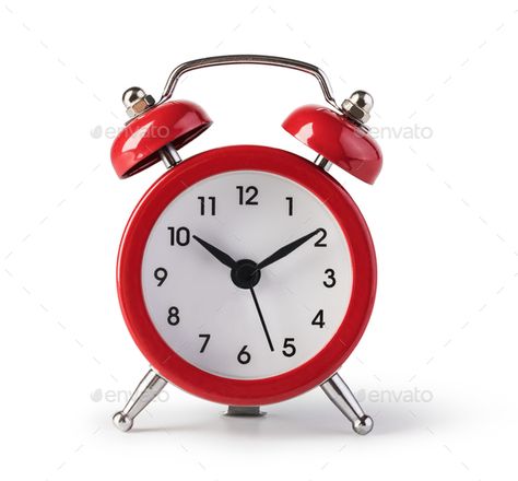 red alarm clock by gresei on PhotoDune. red old style alarm clock isolated on white Coffee Clock, Study Timer, Timer Watch, Classroom Timer, Sand Clock, Countdown Clock, Digital Wall Clock, Led Clock, Sand Timers