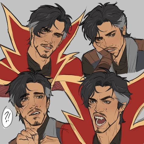 Tony Stark X Dr Strange Fanart, Dr Strange Fanart, Doctor Strange Fanart, Glasses Character, Dr Stephen Strange, Tony Stark Fanart, Doctor Strange Art, Marvel Nova, Marvel Character Design