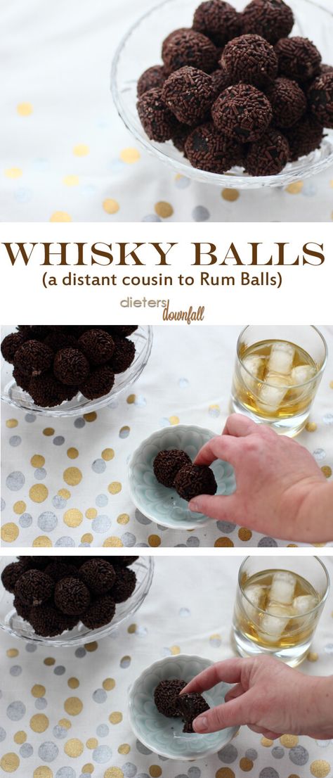 Whisky Desserts, Liquor Truffles, Whiskey Balls, Whiskey Desserts, Bourbon Balls, Vanilla Wafer, Blackberry Syrup, Rum Balls, Boozy Desserts