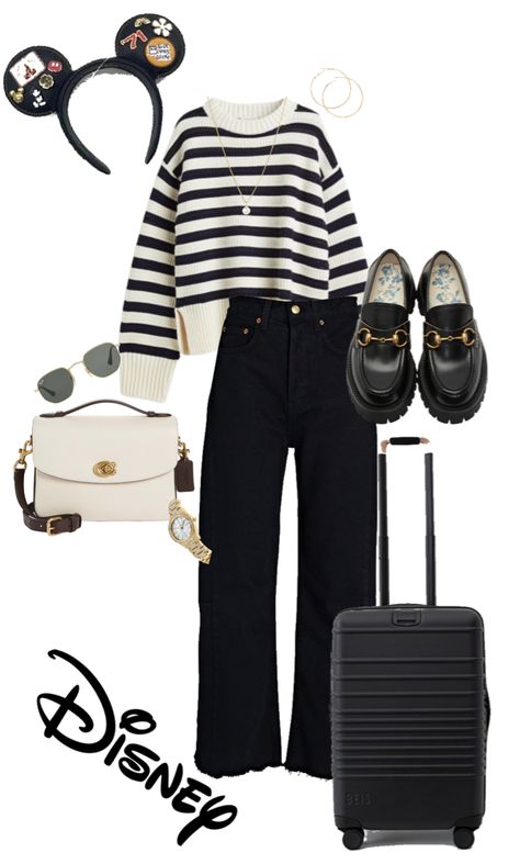 Subtle Disneyland Outfit- Classic Black & White outfit ideas | Disneyland Date Outfit, Club 33 Disneyland Outfit, Disneyland Tokyo Outfit, Disneyland Outfits Winter Christmas, Subtle Disney Outfits, Disneyland Outfit Ideas Winter, Disneyland Paris Outfit Winter, Tokyo Disneyland Outfit, Disneyland Winter Outfit